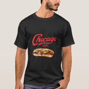 Chicago Italiaans rundvlees sandwich eten liefde g T-shirt