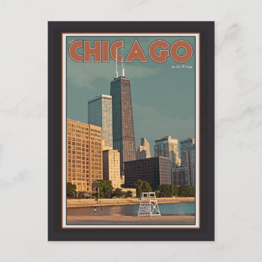 Chicago - John Hancock Center Briefkaart (Voorkant)