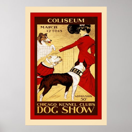 Chicago Kennel Club ~ Dog Show Poster (Voorkant)