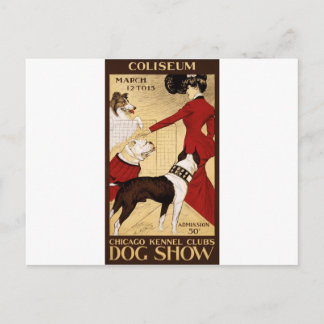 Chicago Kennel Club's Dog Show, Adverteren Poster Briefkaart