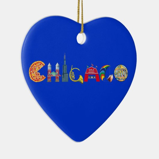 Chicago Keramisch Ornament (Rechts)