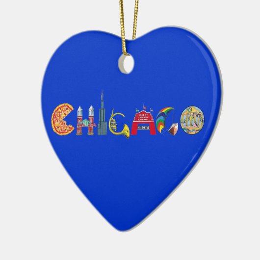 Chicago Keramisch Ornament (Links)