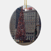 Chicago Kerstmis in het Congres Hotel 1963 Keramisch Ornament (Rechts)