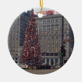 Chicago Kerstmis in het Congres Hotel 1963 Keramisch Ornament (Voorkant)
