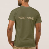 Chicago Khaki Tan Nom Graphic T-Shirt (Dos)