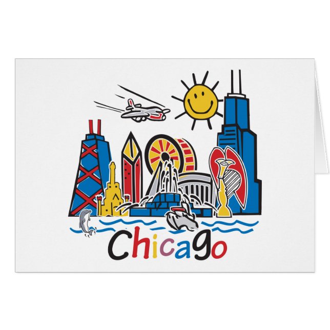 Chicago Kids Skyline (Devant horizontal)