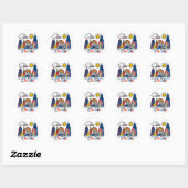 Chicago Kinder Skyline Ronde Sticker (Vel)
