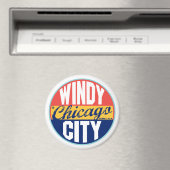 Chicago  Label Magneet (Insitu (Vaatwasser))
