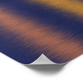 Chicago Lake Skyline bij Night Poster (Hoek)