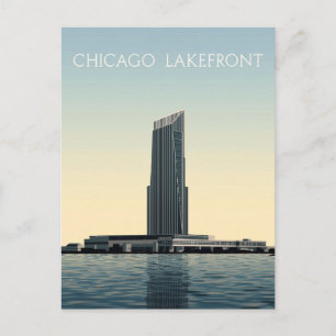 Chicago Lakefront: Moderne Toren Briefkaart