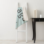 Chicago Latitude en Lengtegraad Sherpa Deken (In situ)