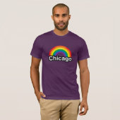 CHICAGO LGBT PRIDE RAINBOW -.png T-shirt (Voorkant volledig)