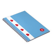 Chicago Liefde | Spiraal Notebook | Monogram Notitieboek (Rechterzijde)