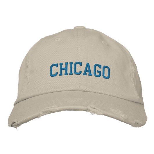 Chicago Logo geborduurd Pet (Voorkant)