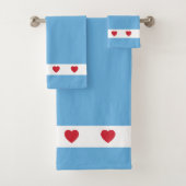 Chicago Love | Dataset | Blauw Bad Handdoek (Insitu)