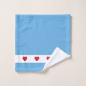 Chicago Love | Ensemble de serviettes de bain | Bl (Gant de toilette)