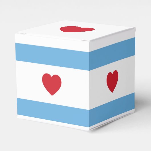 Chicago Love | Vierbox Bedankdoosjes (Voorkant Zijde)