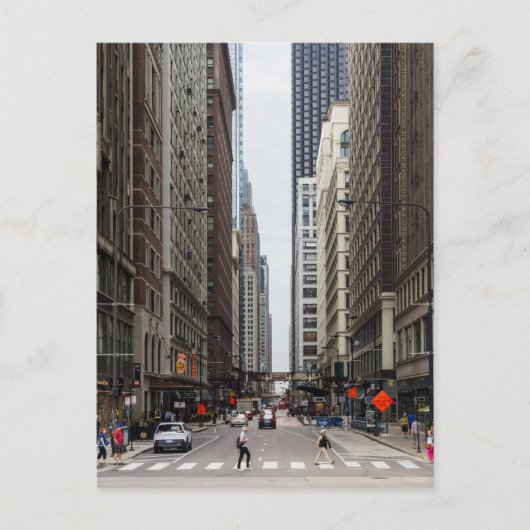 Chicago Madison Street Briefkaart (Voorkant)
