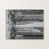 Chicago Madison Street Gris Niveaux de gris Puzzle (Horizontal)
