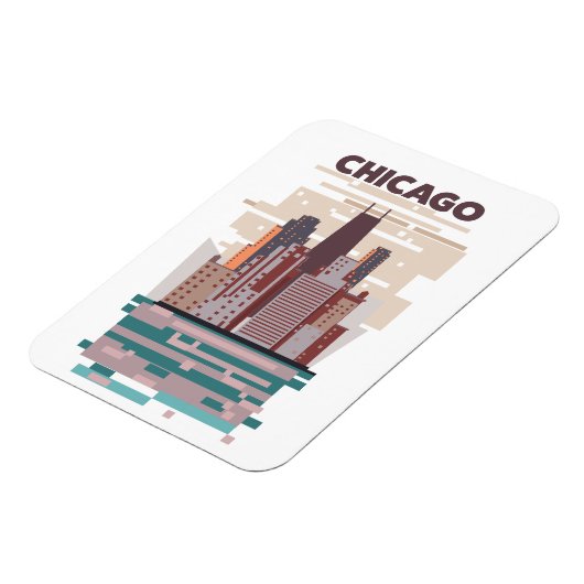 Chicago Magneet (Linkerzijde)