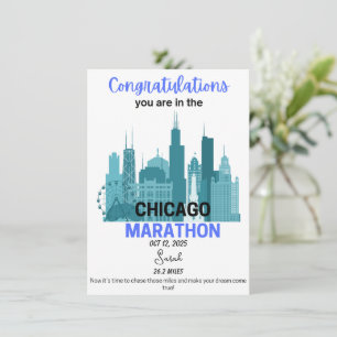 Chicago Marathon 2025 Acceptatie Runner Gift