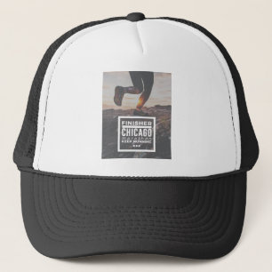 Chicago Marathon Finisher run Race Trucker Pet
