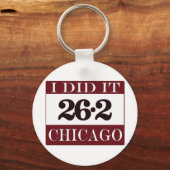 Chicago Marathon Sleutelhanger (Voorkant)