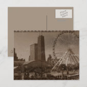 Chicago marine pier briefkaart (Voorkant / Achterkant)