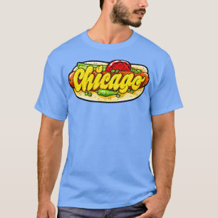 Chicago maxwell-poolse hotdog stijl t-shirt