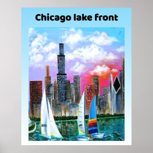 Chicago meer front poster (Voorkant)