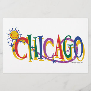 Chicago-Met-SUn-KINDEREN Briefpapier