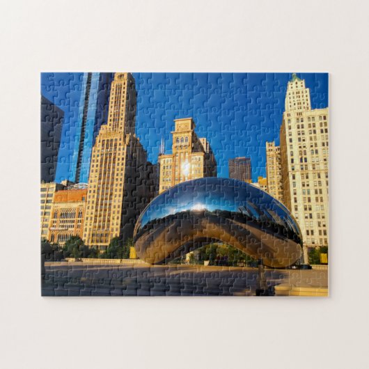 Chicago Millennium Park. Legpuzzel (Horizontaal)