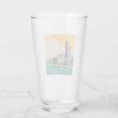 Chicago | Moderne skyline Glas (Achterkant)