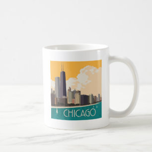 Chicago   Moderne skyline Koffiemok
