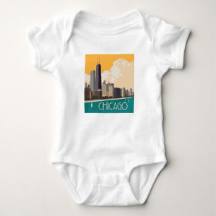 Chicago Moderne skyline Romper