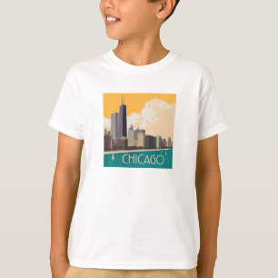 Chicago   Moderne skyline T-shirt