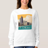 Chicago | Moderne skyline Trui (Voorkant)
