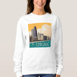 Chicago Moderne skyline Trui