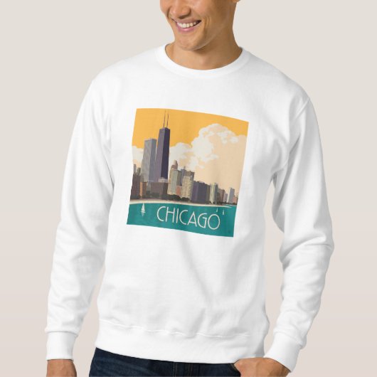 Chicago | Moderne skyline Trui (Voorkant)