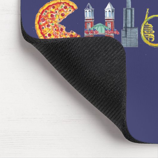 Chicago mousepad muismat (Hoek)