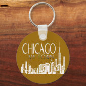 Chicago My Town Sleutelhanger (Voorkant)