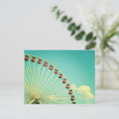  Chicago Navy Pier Ferris Wheel Briefkaart (Staand voorkant)