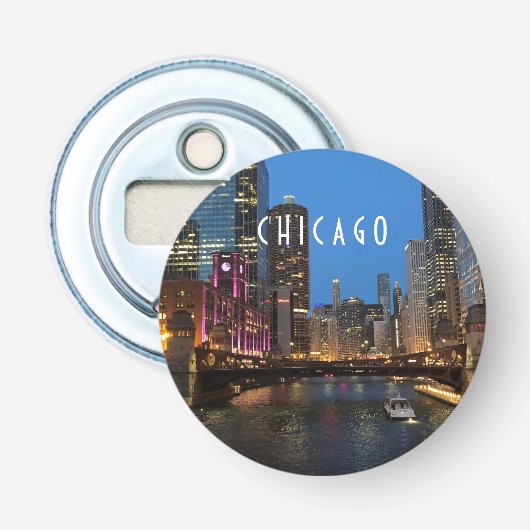 Chicago, Night Button Flesopener (Voorkant)