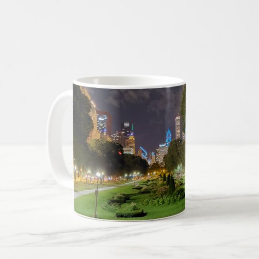 Chicago Night Sky Mug (Devant gauche)
