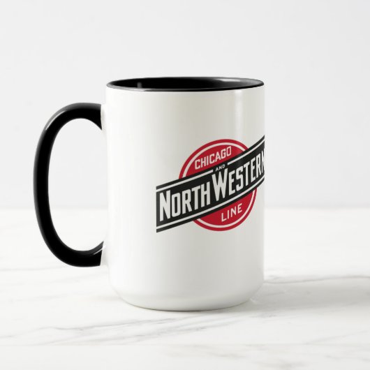 Chicago Northwestern Railroad Logo Mok (Links)
