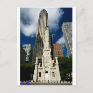 Chicago Old Water Tower Briefkaart