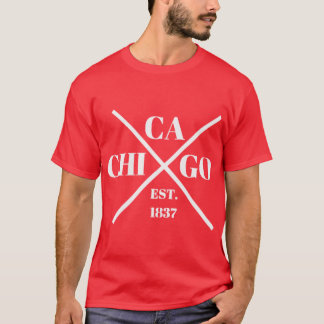 Chicago Opgericht in 1837 T-shirt