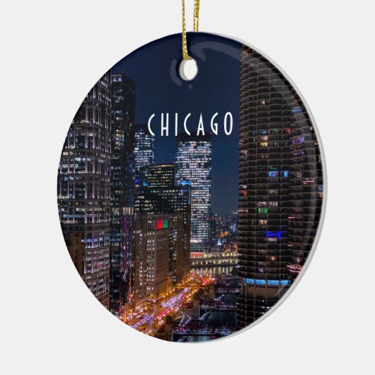 Chicago, Ornament Night Ceramic (Links)