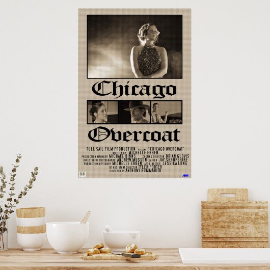 Chicago Overcoat Poster (Keuken)
