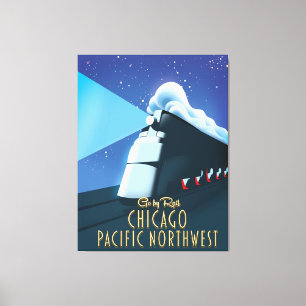 Chicago Pacific Northwest Canvas Afdruk